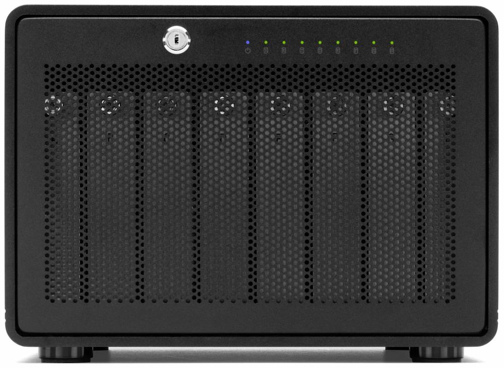 OWC ThunderBay 8 Eight-Bay 2.5/3.5-inch HDD Thunderbolt 3 External Storage with installed Drives and SoftRAID OWC ThunderBay 8 Eight-Bay 2.5/3.5-inch HDD Thunderbolt 3 External Storage with installed Drives and SoftRAID